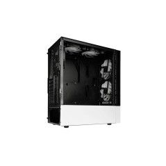 Kolink Observatory MX Mesh ARGB Trn ATX Case - Sleek Black & White Design, No Power Supply Included - Perfect for Your Gaming Bu
